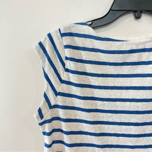 Gap Striped blue white T-shirt Cotton Small - Picture 6 of 6
